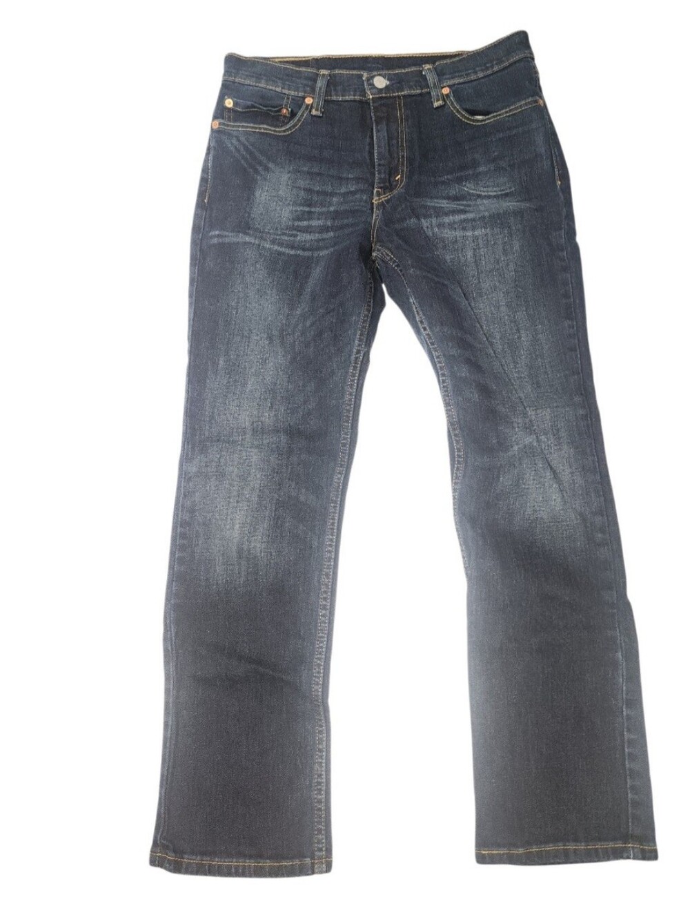 Levi's Men's Bootcut Jeans in Dark Blue Wash